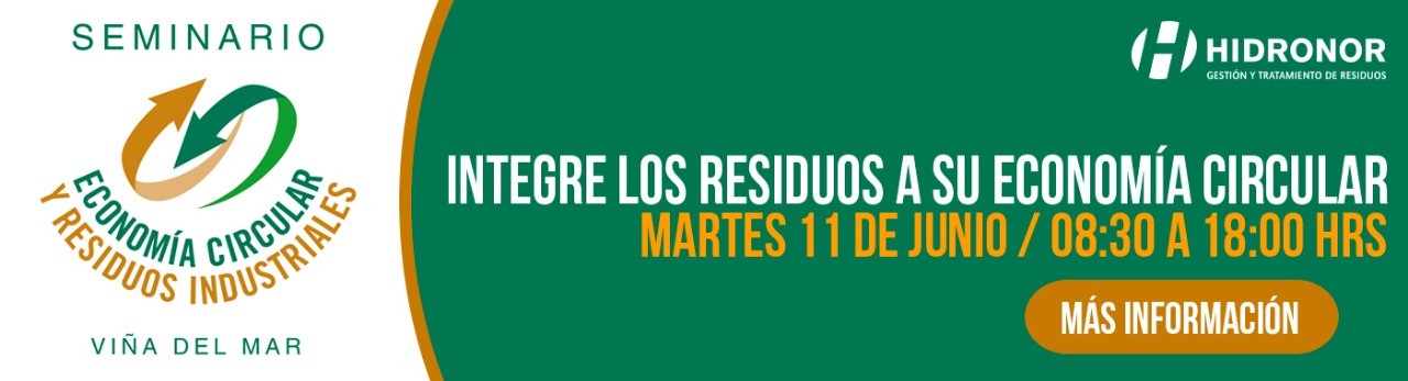 Hidronor apuesta a la innovación en temas de residuos y estará presente en el seminario “Economía Circular y Residuos Industriales” organizado por Induambiente Hidronor apuesta a la innovación en temas de residuos y estará presente en el seminario “Economía Circular y Residuos Industriales” organizado por Induambiente