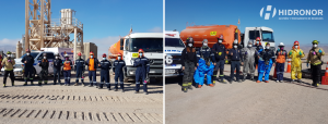 Equipo Hidronor entrenamiento emergencias sustancias peligrosas