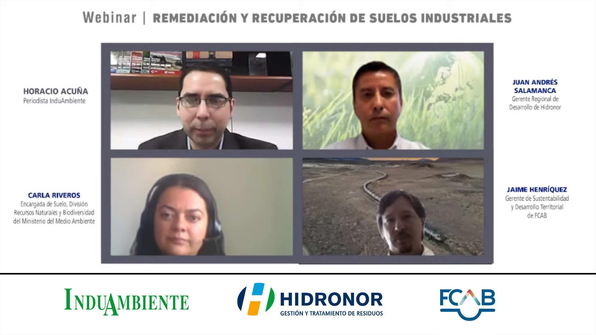 Webinar suelos contaminados Hidronor InduAmbiente