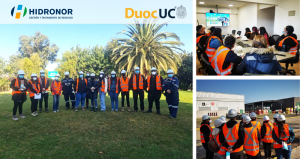 Alumnos Duoc UC visitan Hidronor para capacitacion prevencion de riesgos industirales