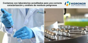 En Hidronor disponemos de laboratorios acreditados para la correcta caracterizacion y analisis de residuos peligrosos