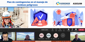 Hidronor expone a Asiquim su Plan de contingencias en el manejo de residuos peligrosos