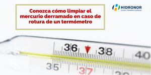 Como limpiar el mercurio derramado en caso de rotura de un termometro