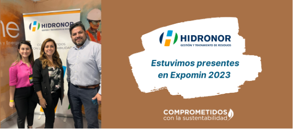 Expomin 2023 Hidronor soluciones sustentables residuos peligrosos